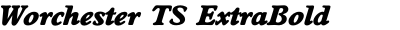 Worchester TS ExtraBold Italic